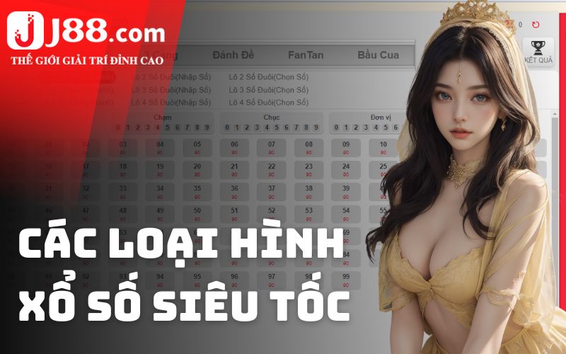 Các loại hình xổ số siêu tốc