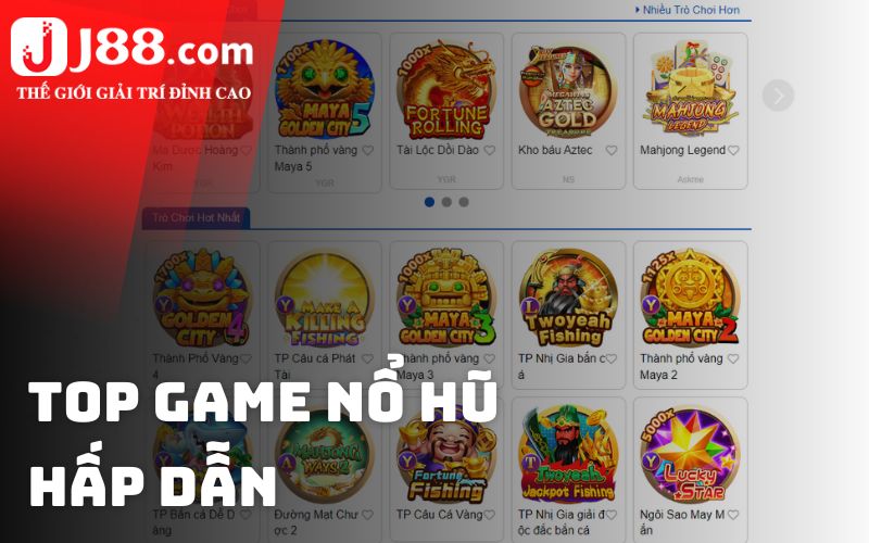 Top game nổ hũ hấp dẫn