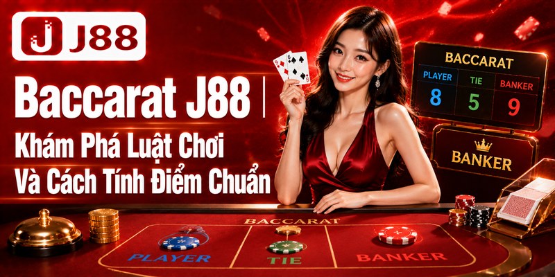 Baccarat J88 | Khám Phá Luật Chơi Và Cách Tính Điểm Chuẩn