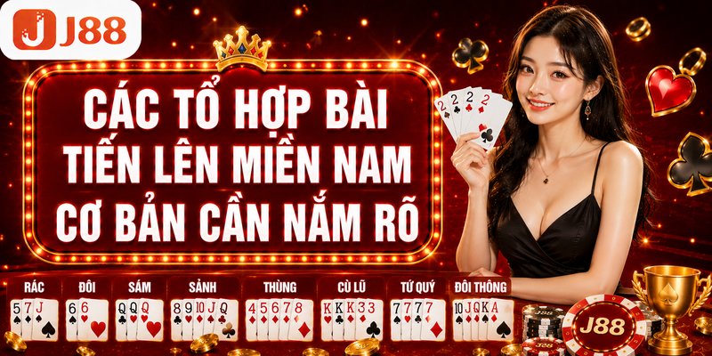 Các tổ hợp bài tiến lên miền nam cơ bản cần nắm rõ