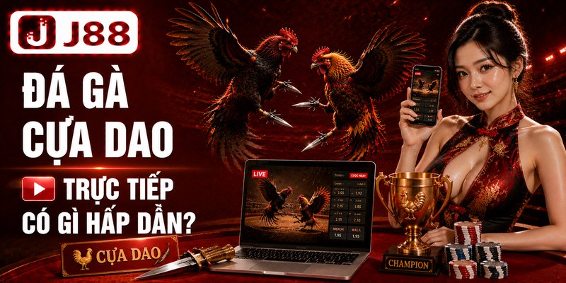 Đá gà cựa dao trực tiếp có gì hấp dẫn?