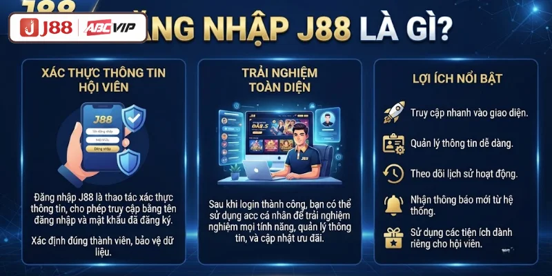 Đăng nhập J88 - thao tác cần thiết và quan trọng