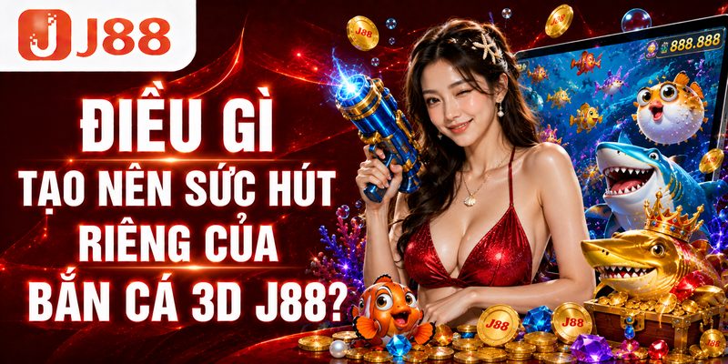 Điều gì tạo nên sức hút riêng của bắn cá 3D J88?