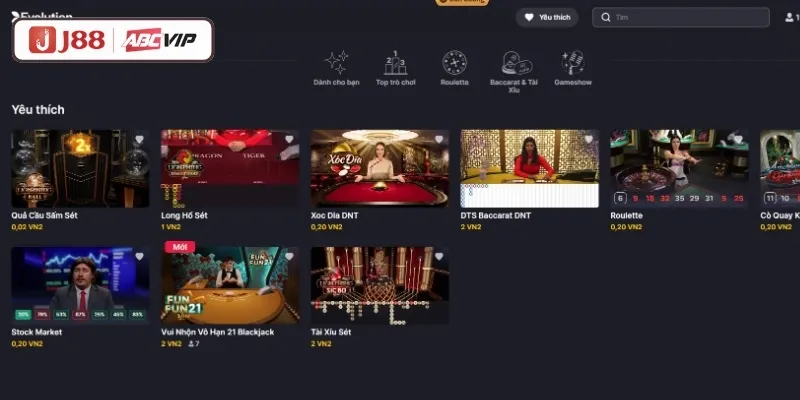 Evolution Gaming (EVO) - Sảnh live dealer đẳng cấp quốc tế
