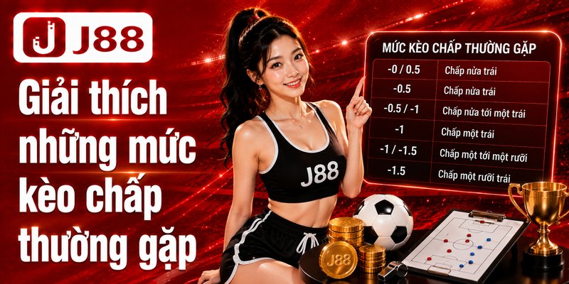 Kèo Châu Á J88 - Hiểu Kèo Chấp, Đọc Tỷ Lệ Chuẩn Cho Người Mới 3 Giải thích những mức kèo chấp thường gặp