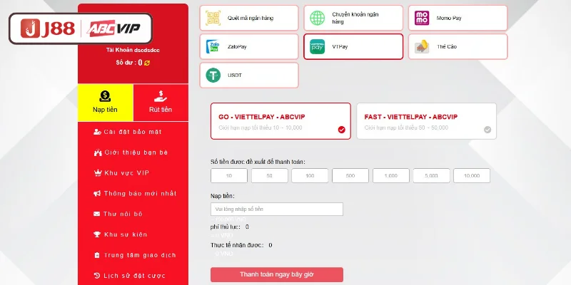 Giao dịch bằng thẻ cào