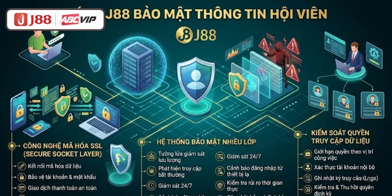 Chính Sách Bảo Mật J88 - Cam Kết An Toàn Thông Tin Người Dùng 2 J88 bảo mật thông tin hội viên qua nhiều phương pháp