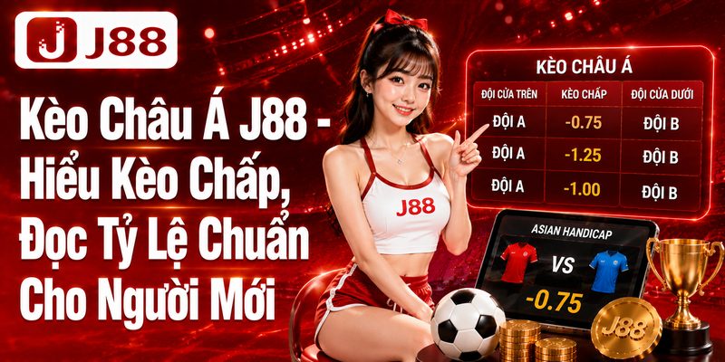 Kèo Châu Á J88 - Hiểu Kèo Chấp, Đọc Tỷ Lệ Chuẩn Cho Người Mới