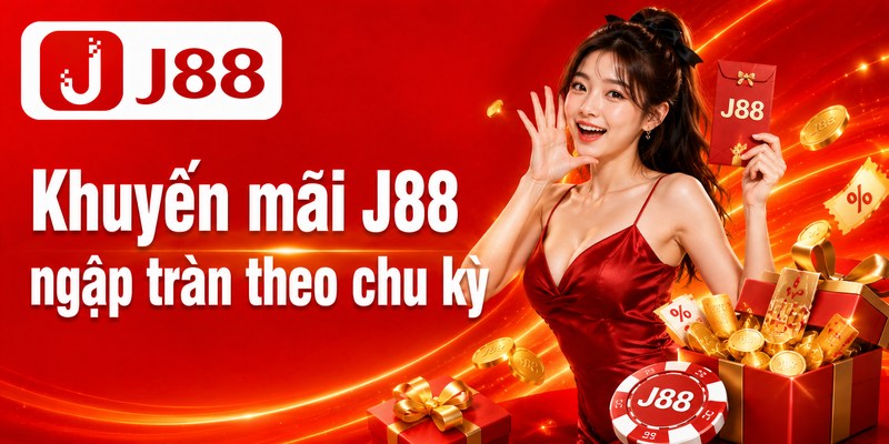 J88 Com - Đăng Ký J88 Nhận Tặng Thưởng Tân Thủ Siêu Hời 8 Khuyến mãi J88 ngập tràn theo chu kỳ