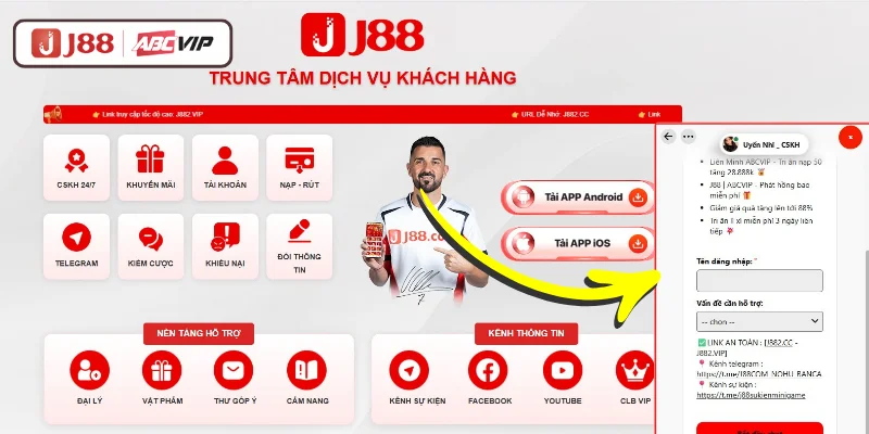 Liên Hệ J88 - Hỗ Trợ Khách Hàng Nhanh Chóng, Tức Thì 24/7 1 Liên hệ J88 qua Live chat để nhận hỗ trợ