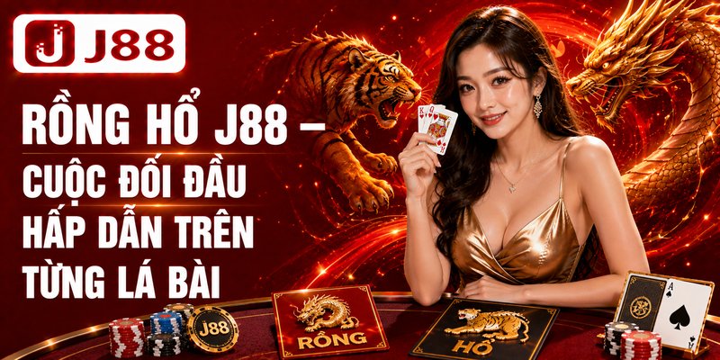 Rồng Hổ J88 – cuộc đối đầu hấp dẫn trên từng lá bài