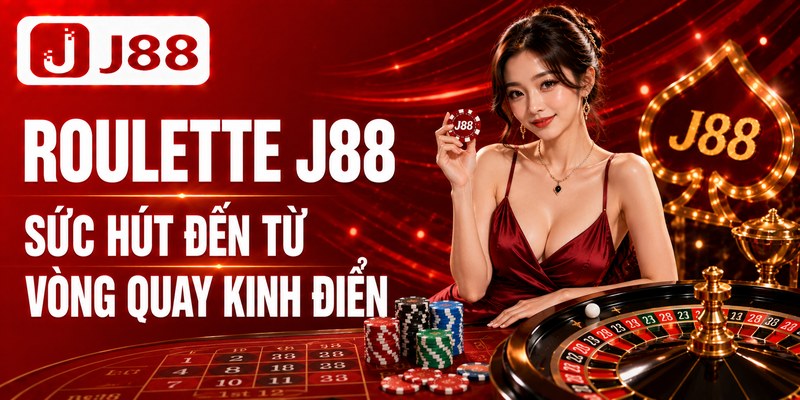 Roulette J88 – sức hút đến từ vòng quay kinh điển