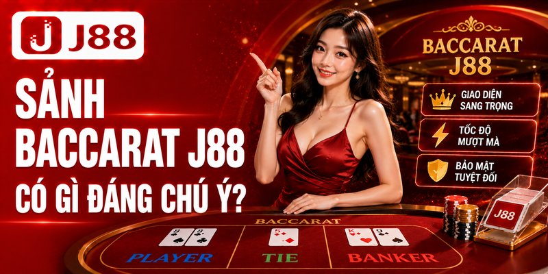Baccarat J88 | Khám Phá Luật Chơi Và Cách Tính Điểm Chuẩn 2 Baccarat J88 có gì đáng chú ý?