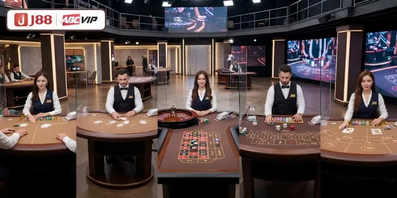 Top trò chơi được yêu thích tại Live Casino J88